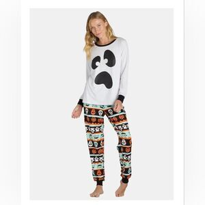 Halloween Ghost Women’s Matching Family Pajamas Set from Way to Celebrate